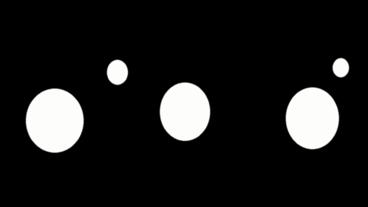 The Mask feed, White on black: a white rectangle for each face on a black frame